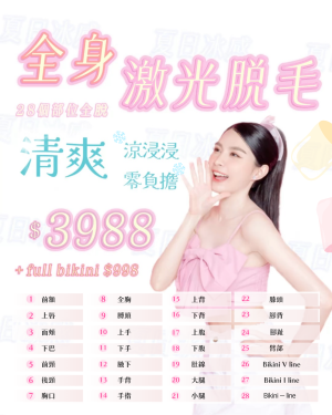 激光脫毛_尖沙咀_元朗_銅鑼灣